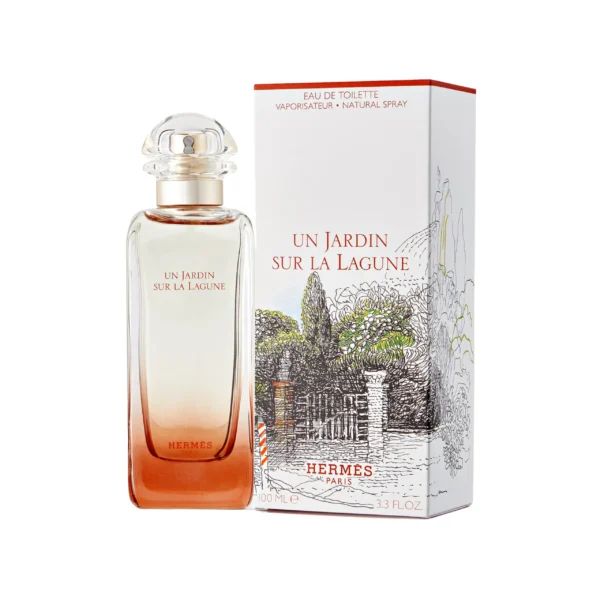 ⁦Hermes Un Jardin Sur La Lagune Eau De Toilette 100ML⁩ - الصورة ⁦2⁩