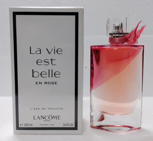 ⁦Lancome La Vie Est Belle En Rose For Women EDT Tester 100ML⁩ - الصورة ⁦2⁩